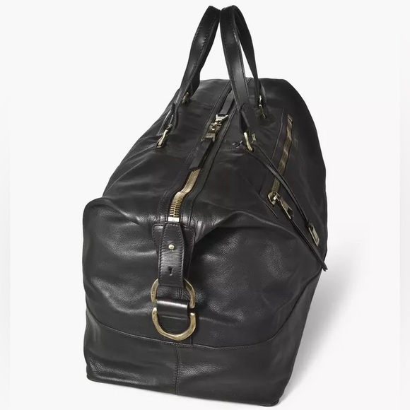 John Varvatos Morrison Leather Duffel Bag - Picture 4 of 16